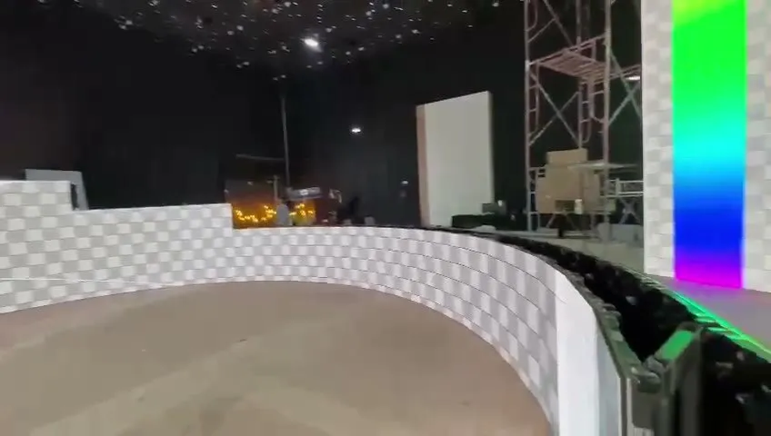 LED Stage for MBC Studios — production photograph
