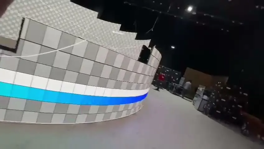 LED Stage for MBC Studios — production photograph